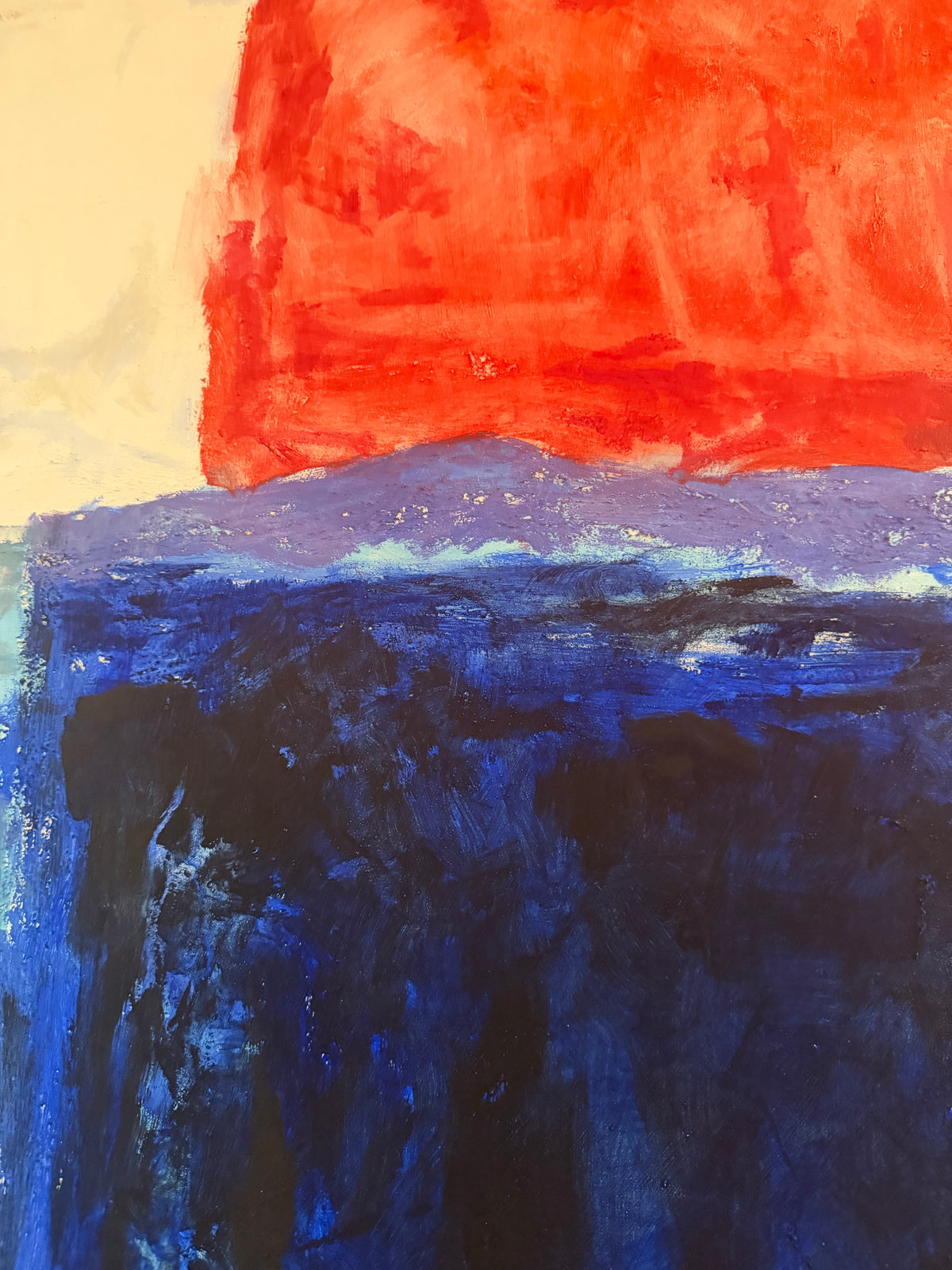 BIG Vintage Original Abstract by J. Garner