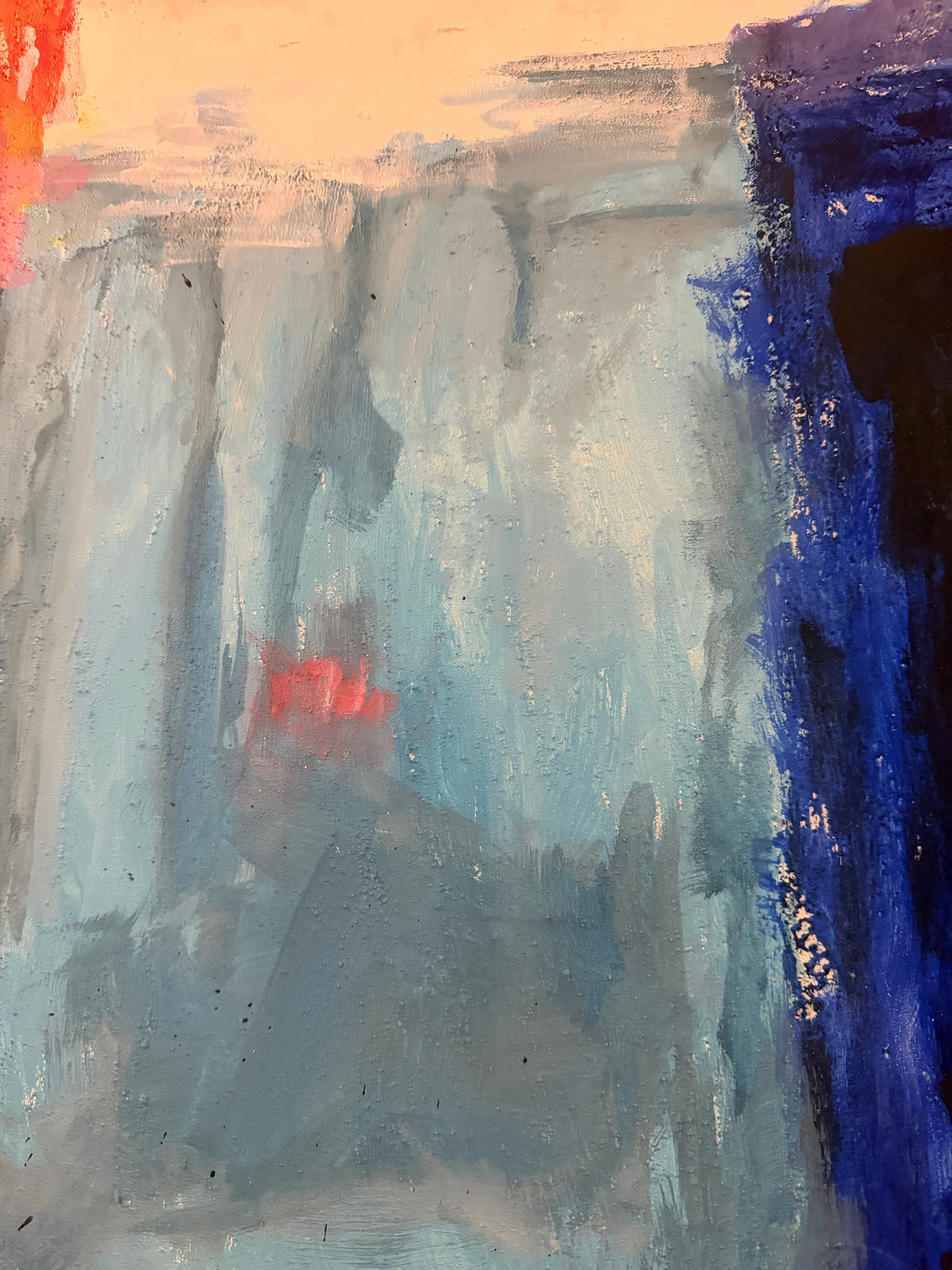 BIG Vintage Original Abstract by J. Garner