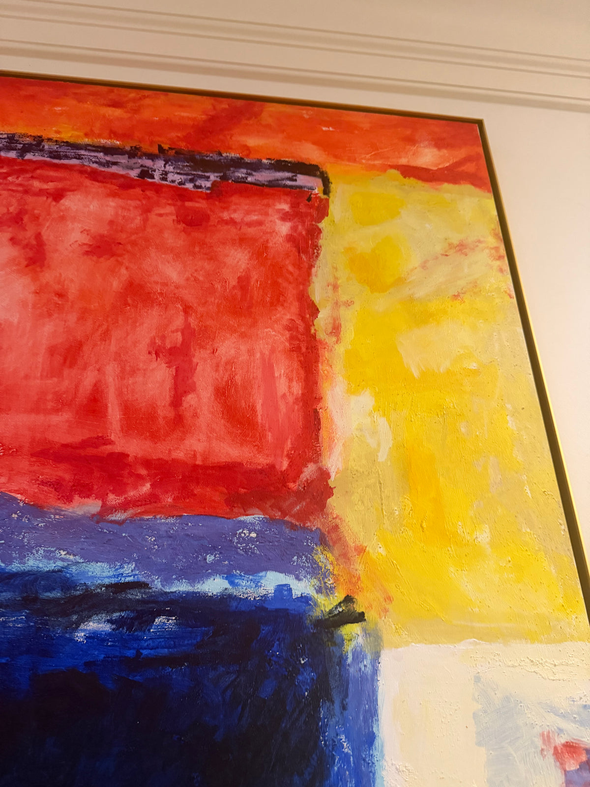 BIG Vintage Original Abstract by J. Garner