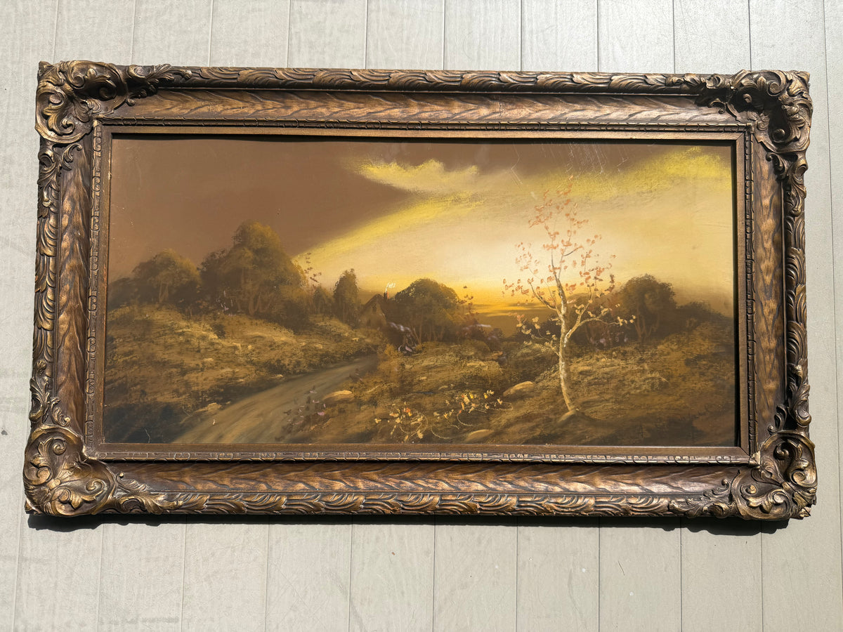 A. Ganpel Pastel “Landscape Scene”