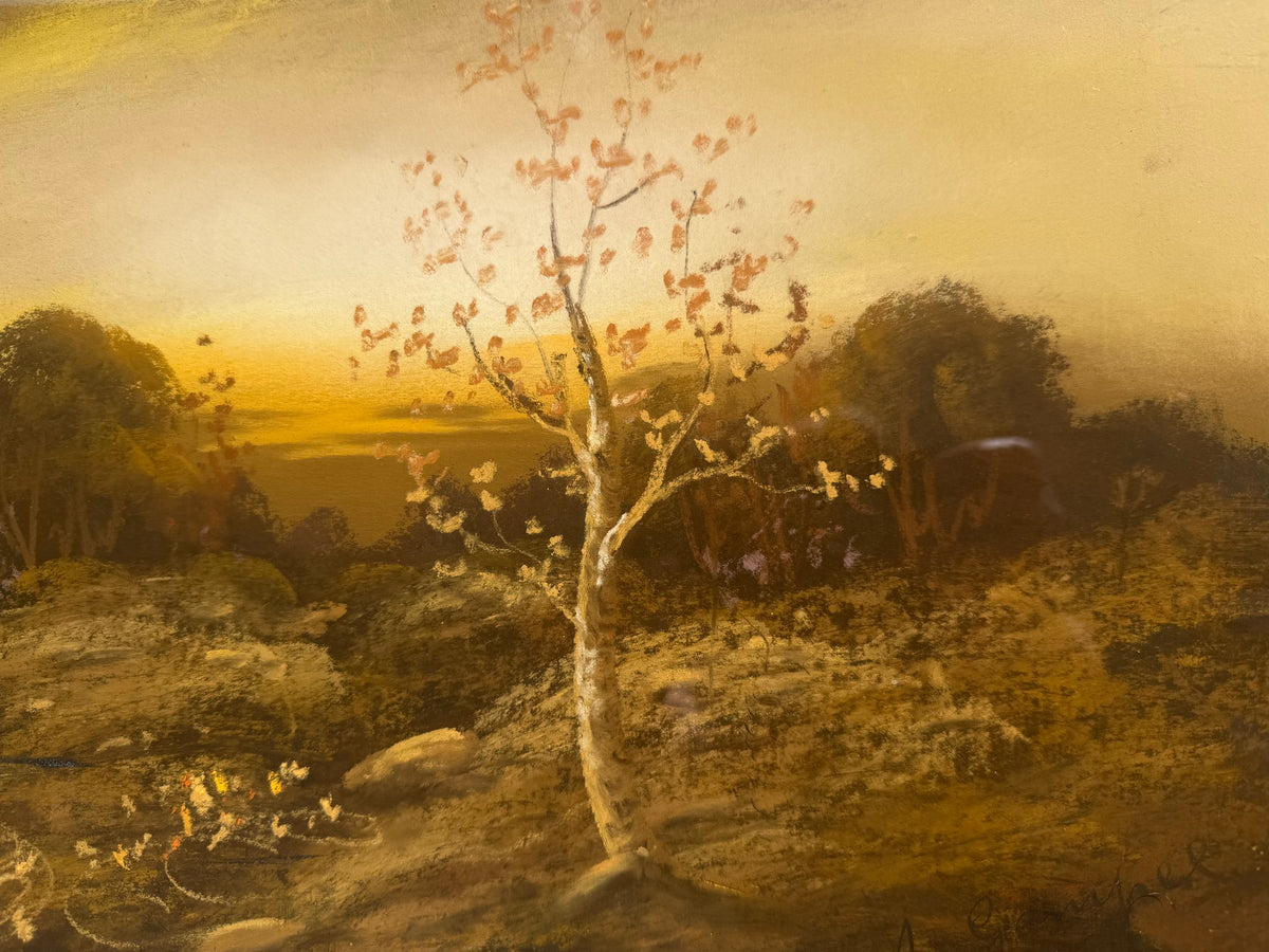 A. Ganpel Pastel “Landscape Scene”