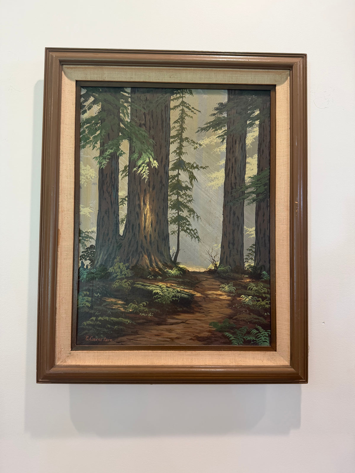 Redwood Path by Ellen Lorene Luiz (1928–2013)