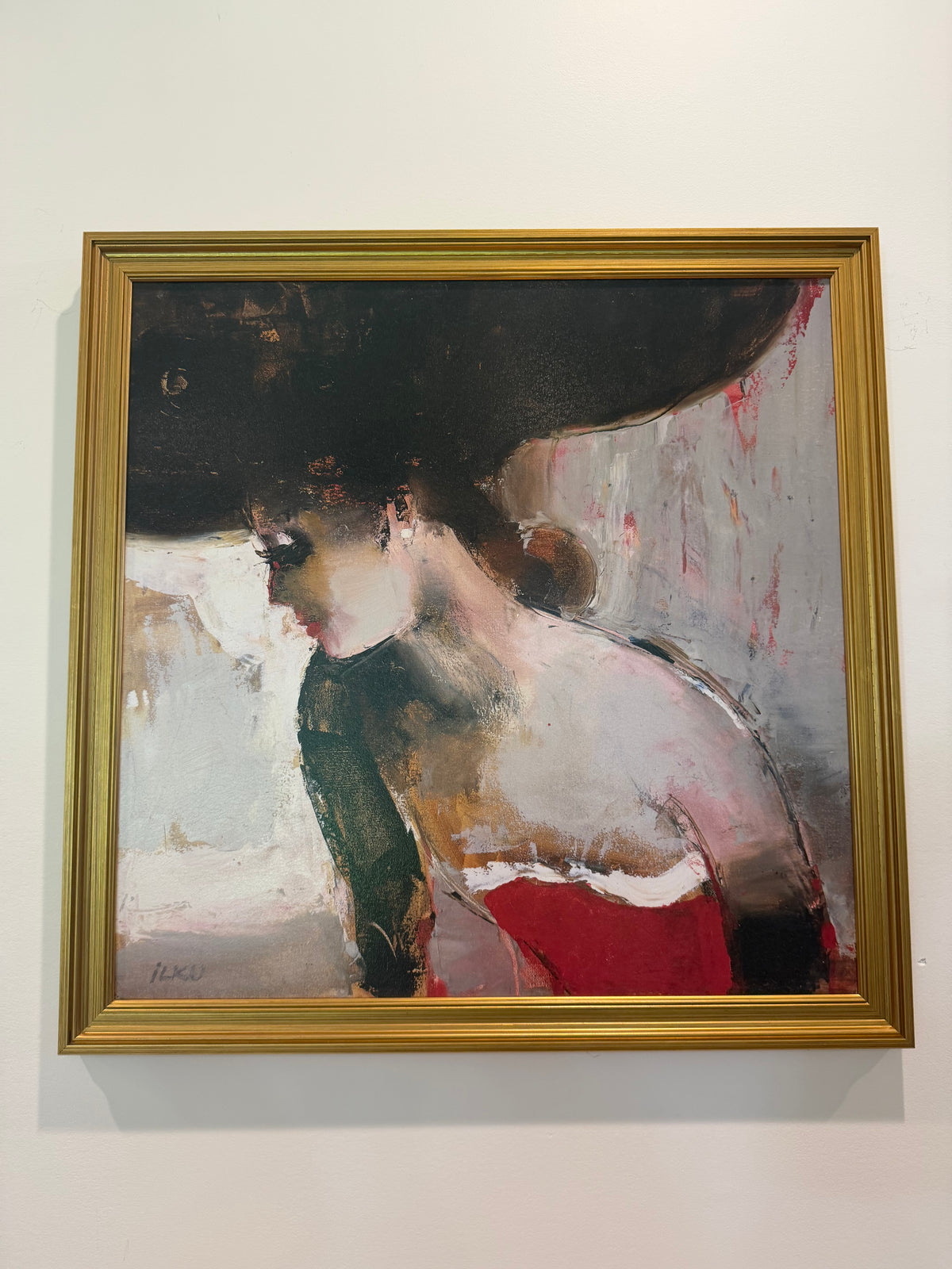 Woman with a Hat by Elena Ilku