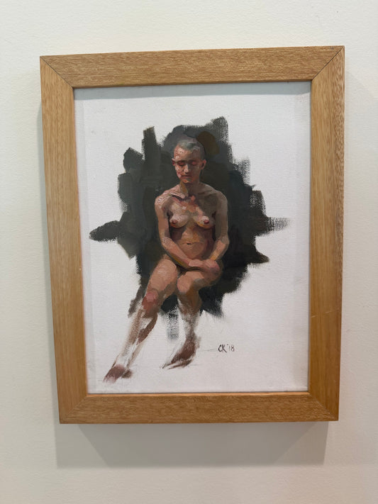 Original Oil Figure Painting by Chris Kelly
