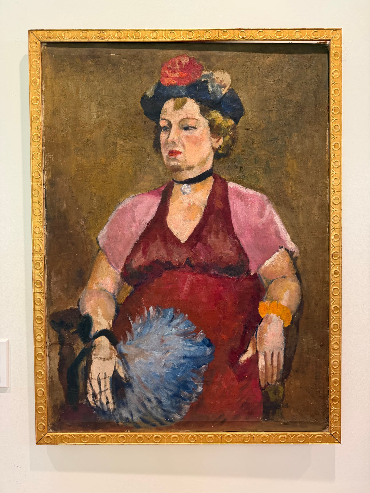 American Woman Portrait by N. Kuhn