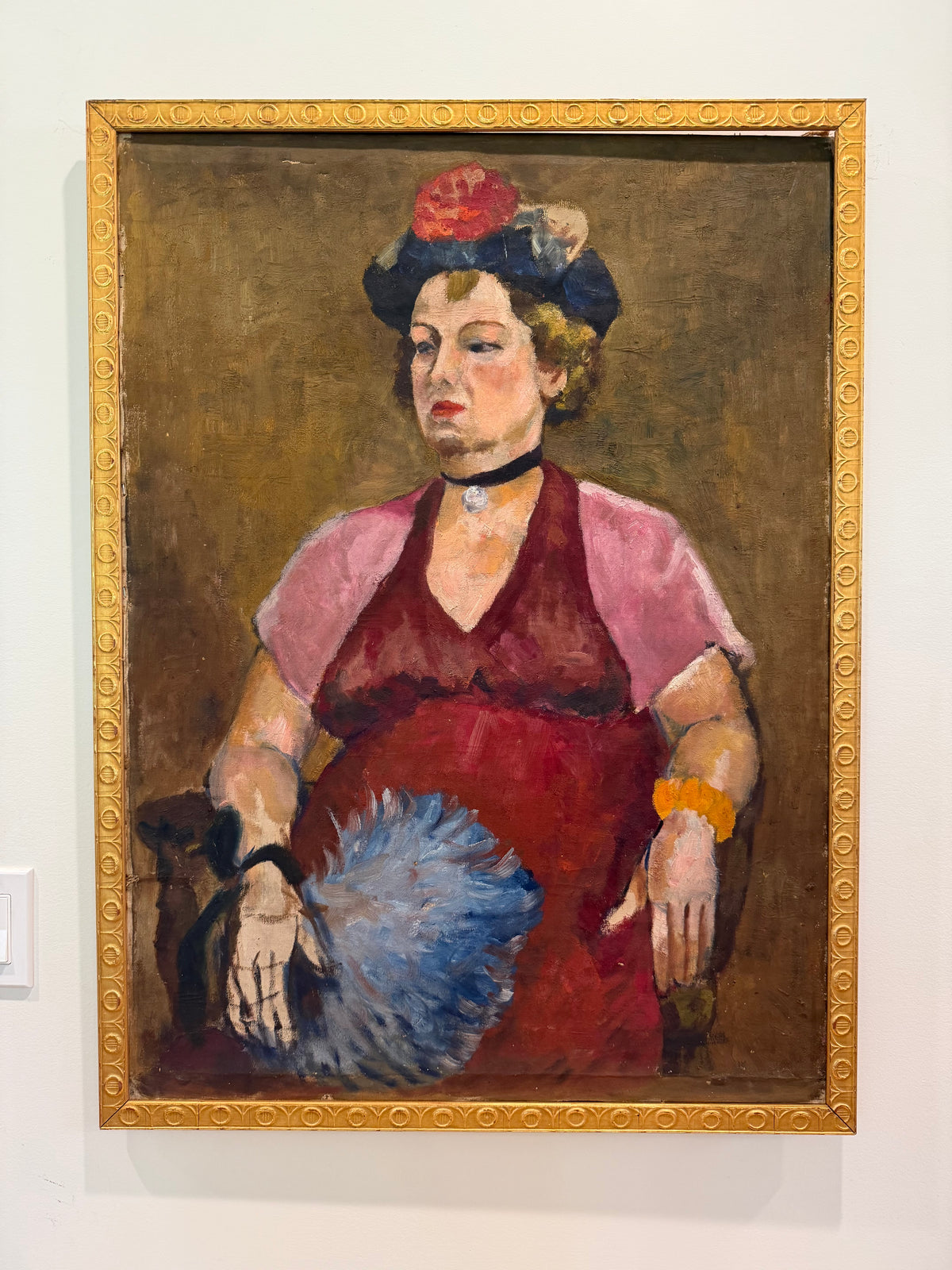 American Woman Portrait by N. Kuhn
