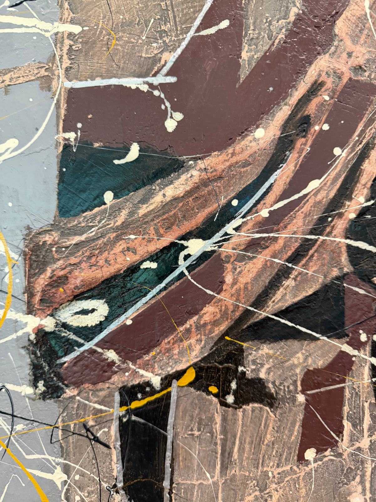 Large Vintage Russian Abstract by Alexander Sudakov