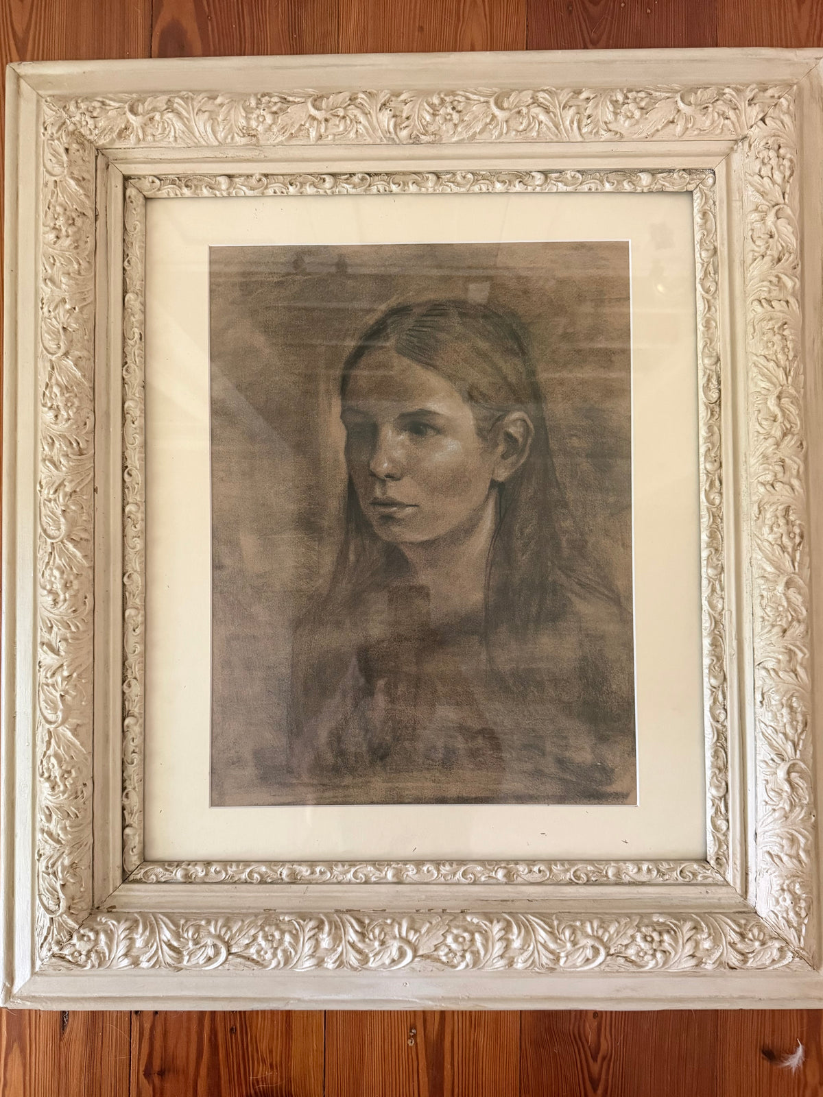 Original Portrait Drawing of a Girl by Christina Kelly