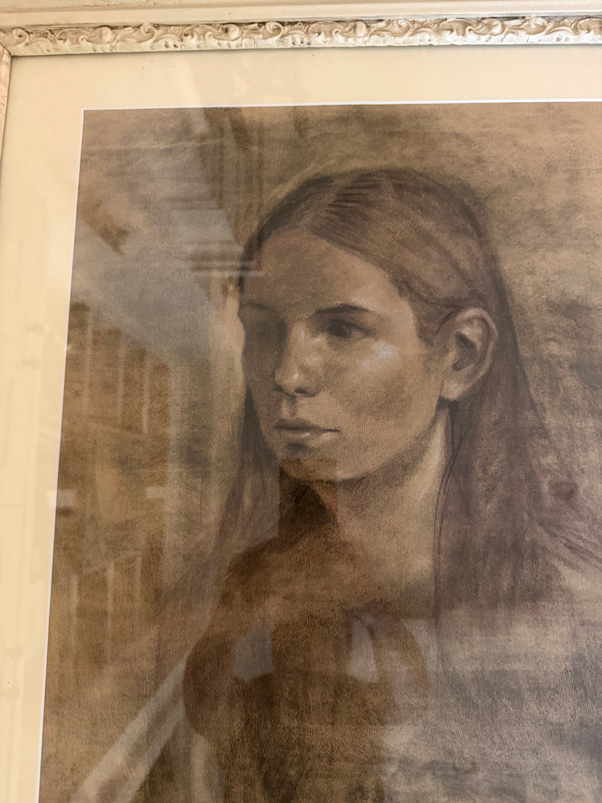 Original Portrait Drawing of a Girl by Christina Kelly