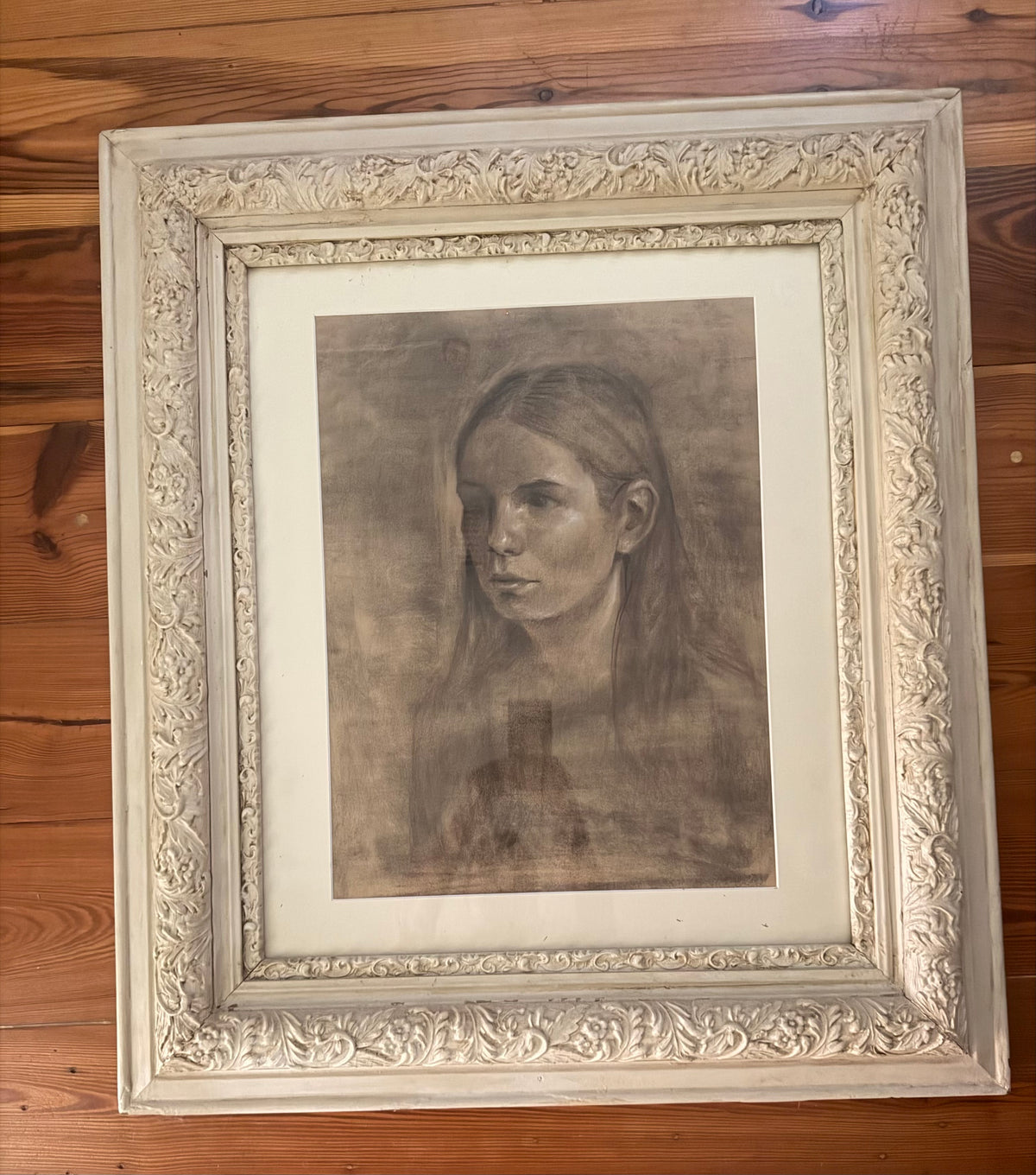 Original Portrait Drawing of a Girl by Christina Kelly