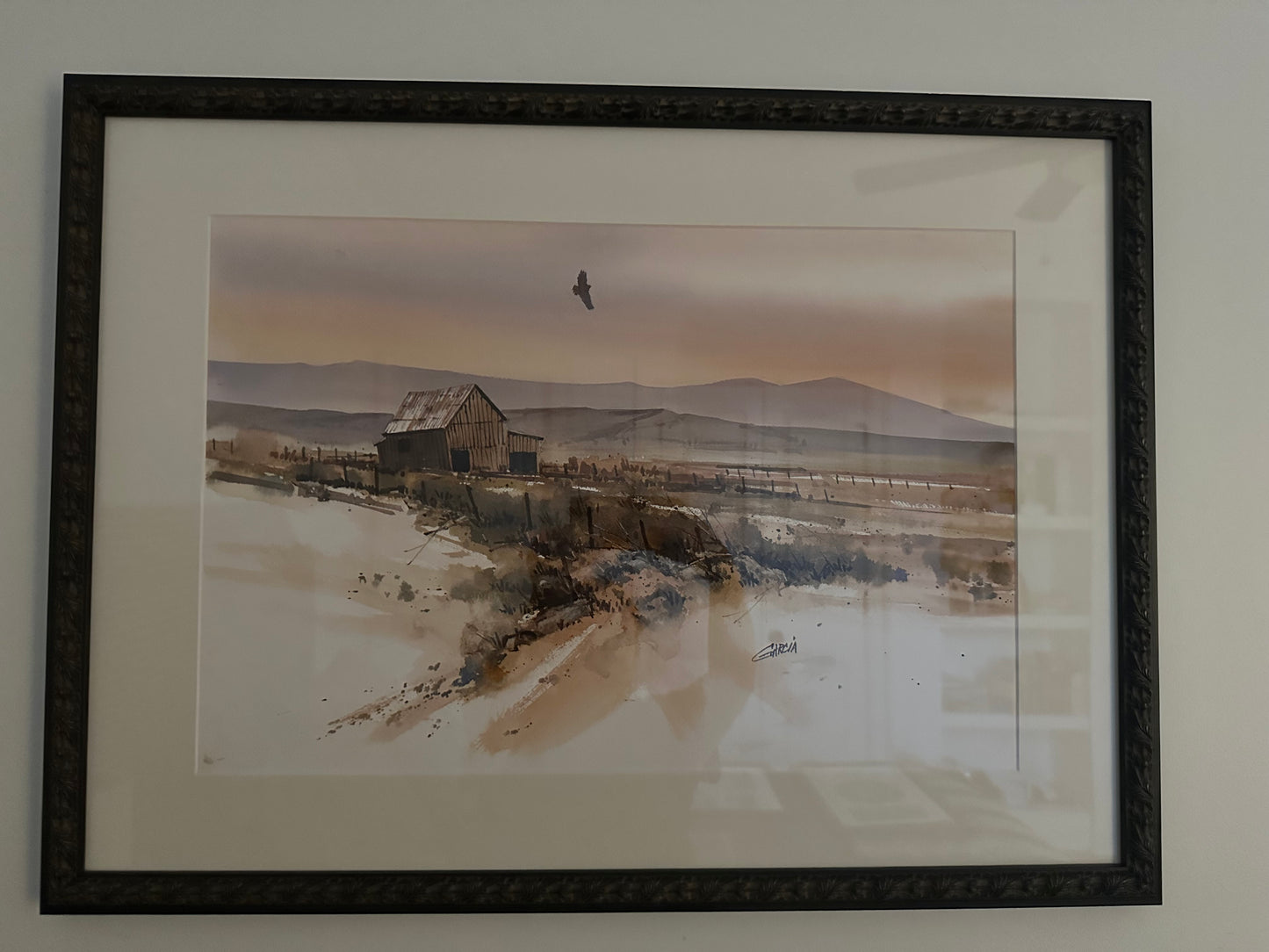 “California Landscape” Watercolor by Joe Garcia
