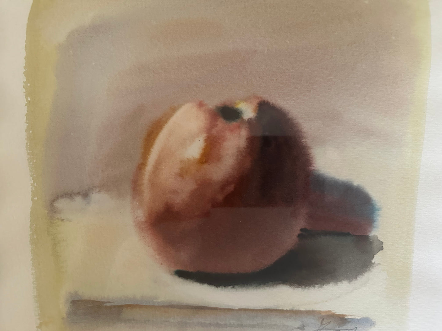 Apple Water Color