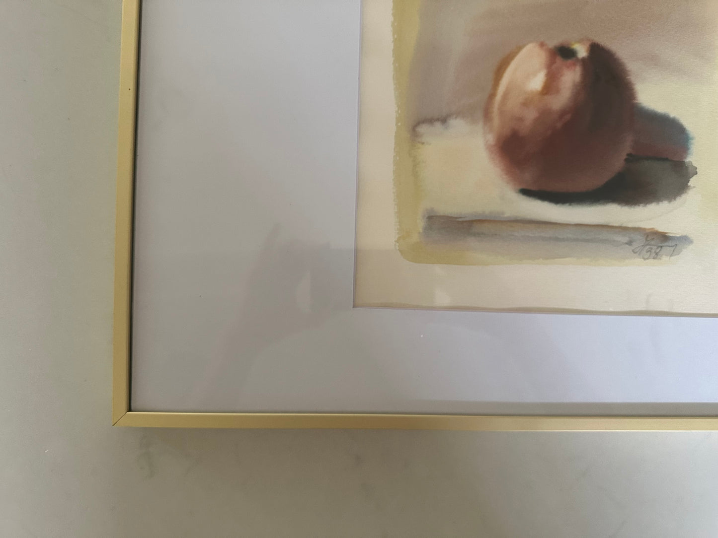 Apple Water Color