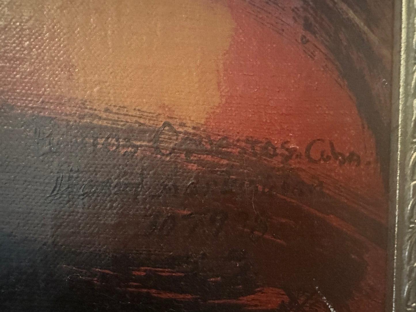 “Puntos Opuestos” by DANIEL SANTIESTEBAN (20th c, Cuban)