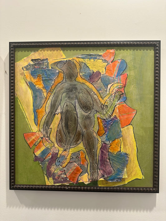 Abstract Figure Mixed Media by Ellen Lyles Morehouse