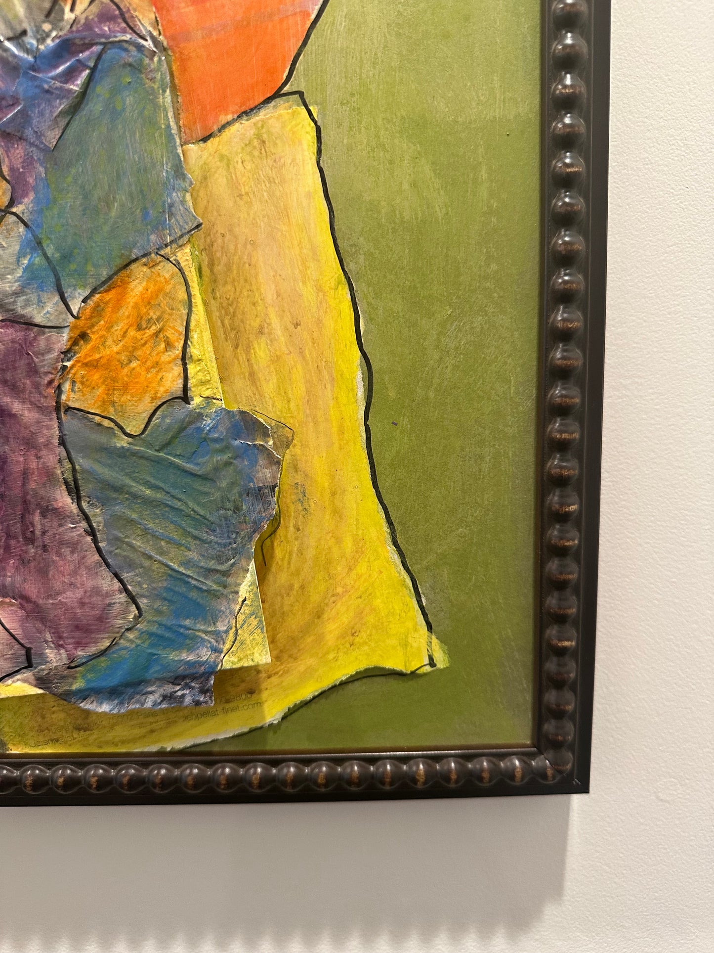 Abstract Figure Mixed Media by Ellen Lyles Morehouse