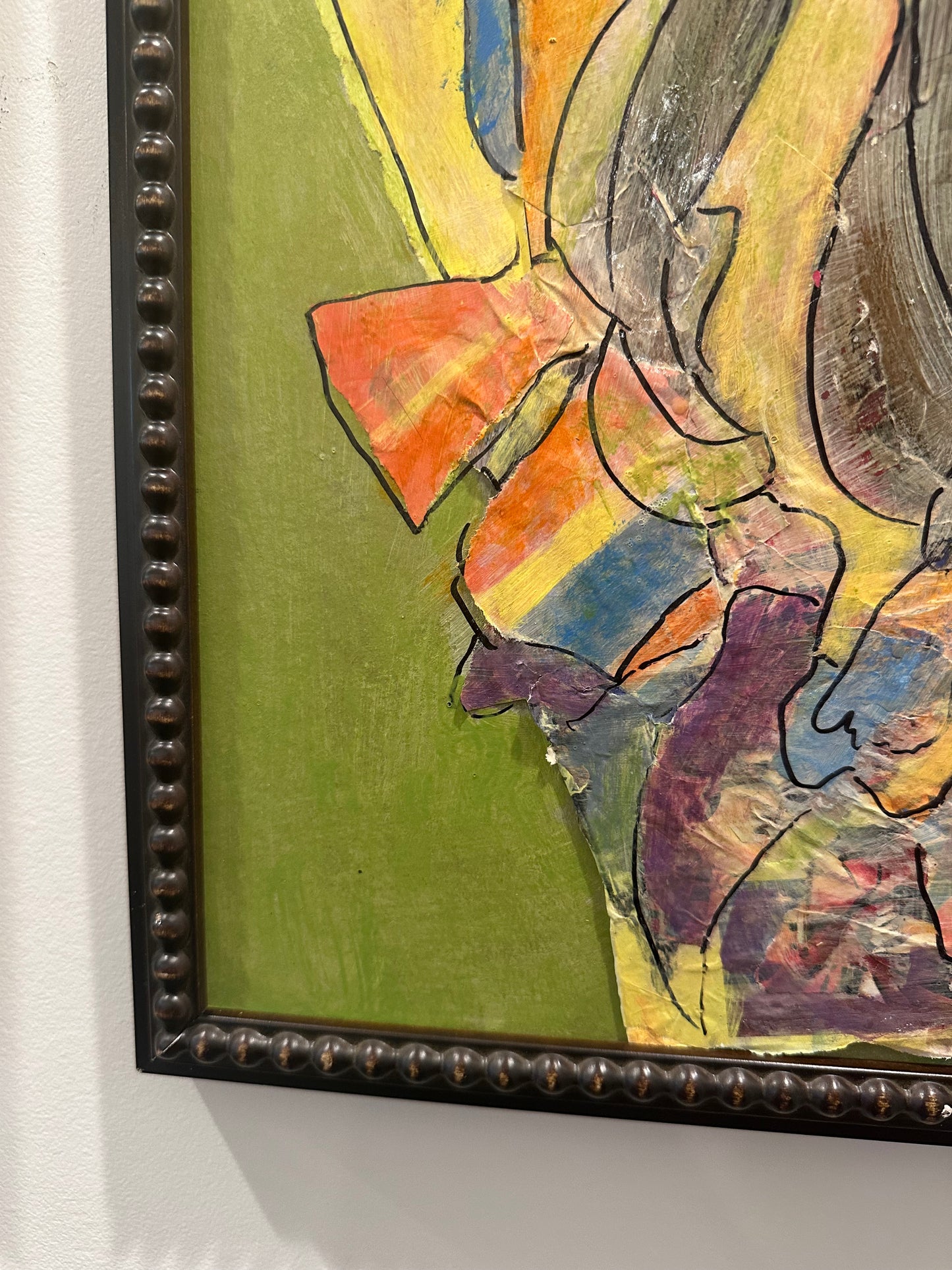 Abstract Figure Mixed Media by Ellen Lyles Morehouse