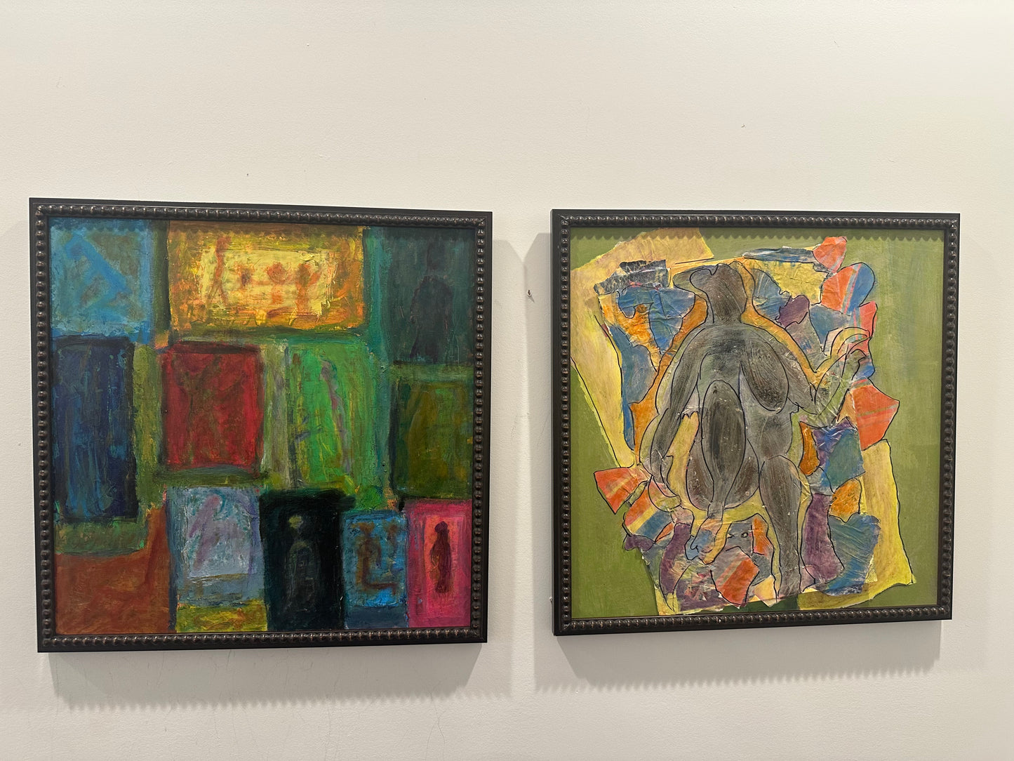 Abstract Figure Mixed Media by Ellen Lyles Morehouse