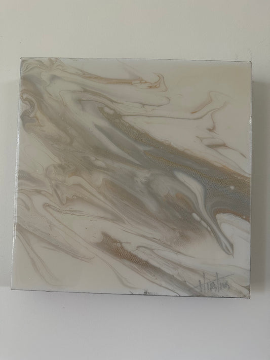 Marbelized painting by Michelle Hirstius