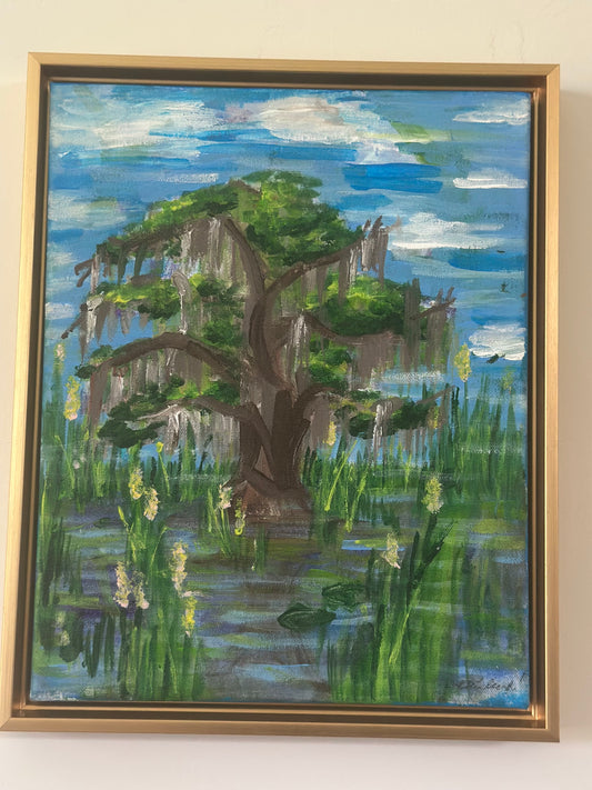“Swamp Tree” by Chloe Cazayoux.