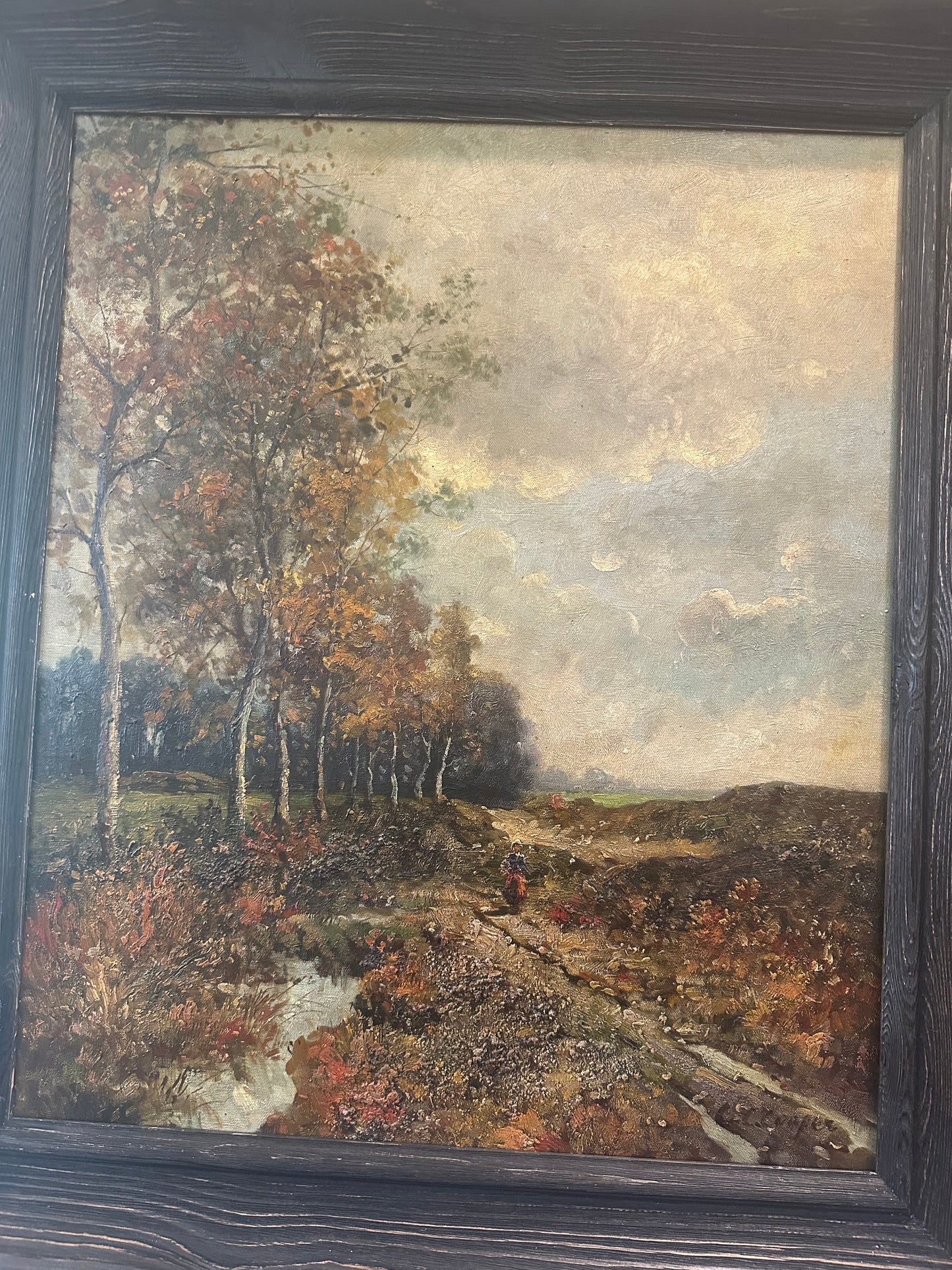 Trees Scene Oil Painting by C. C. Cooper