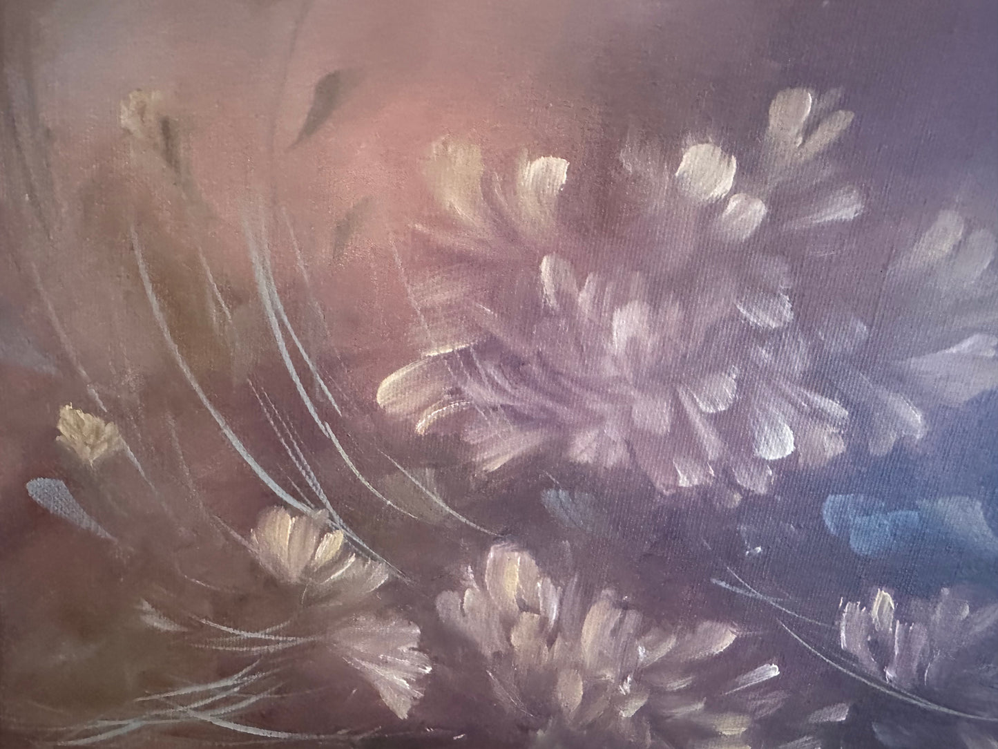Purple Blooms by Violet Joan Wogstad