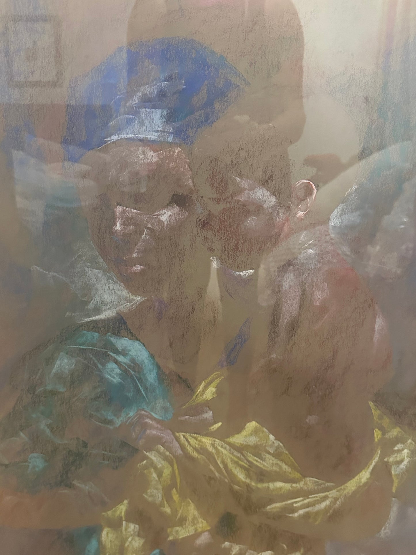 Pastel Perfection: Mother and Child