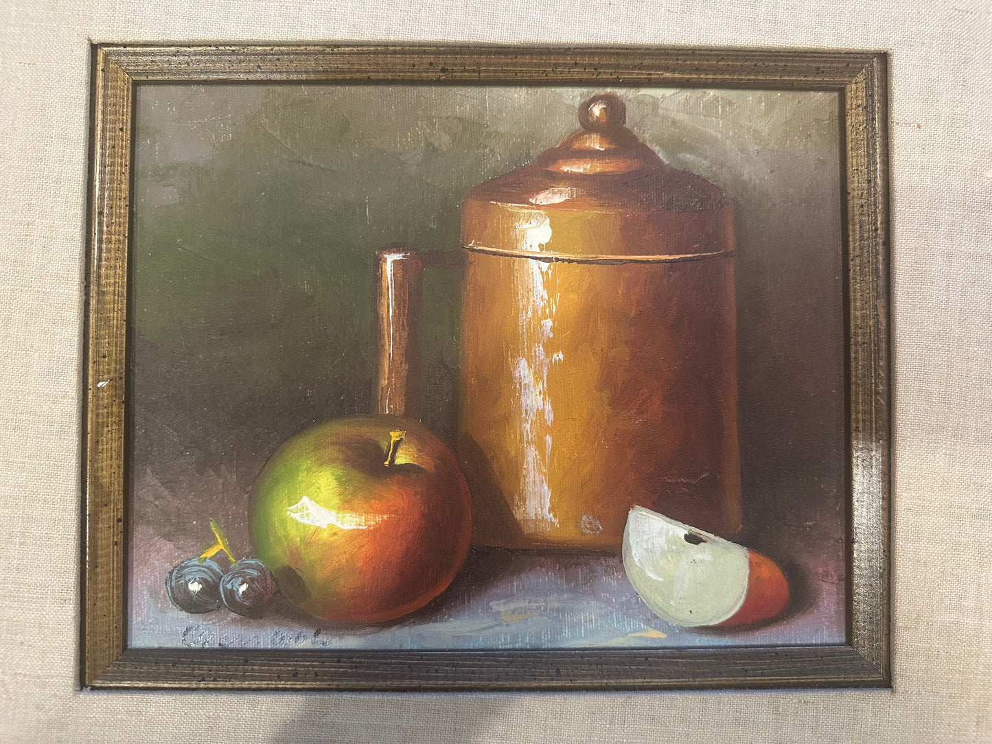 MODERNIST STILL LIFE OIL PAINTING SIGNED BY ARTIST