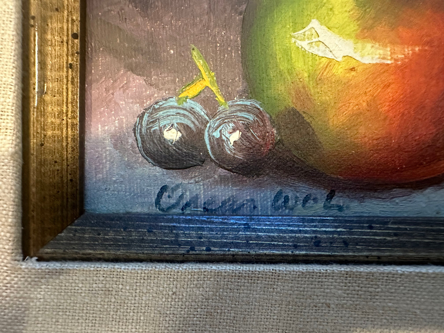 MODERNIST STILL LIFE OIL PAINTING SIGNED BY ARTIST