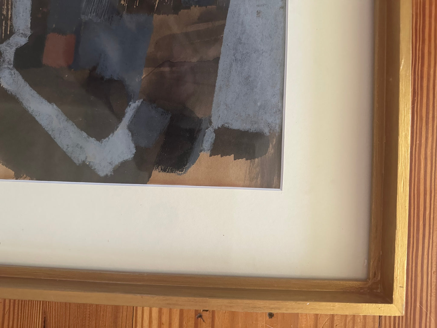 Vintage Mid Century American Abstract Art by H. Carpenter