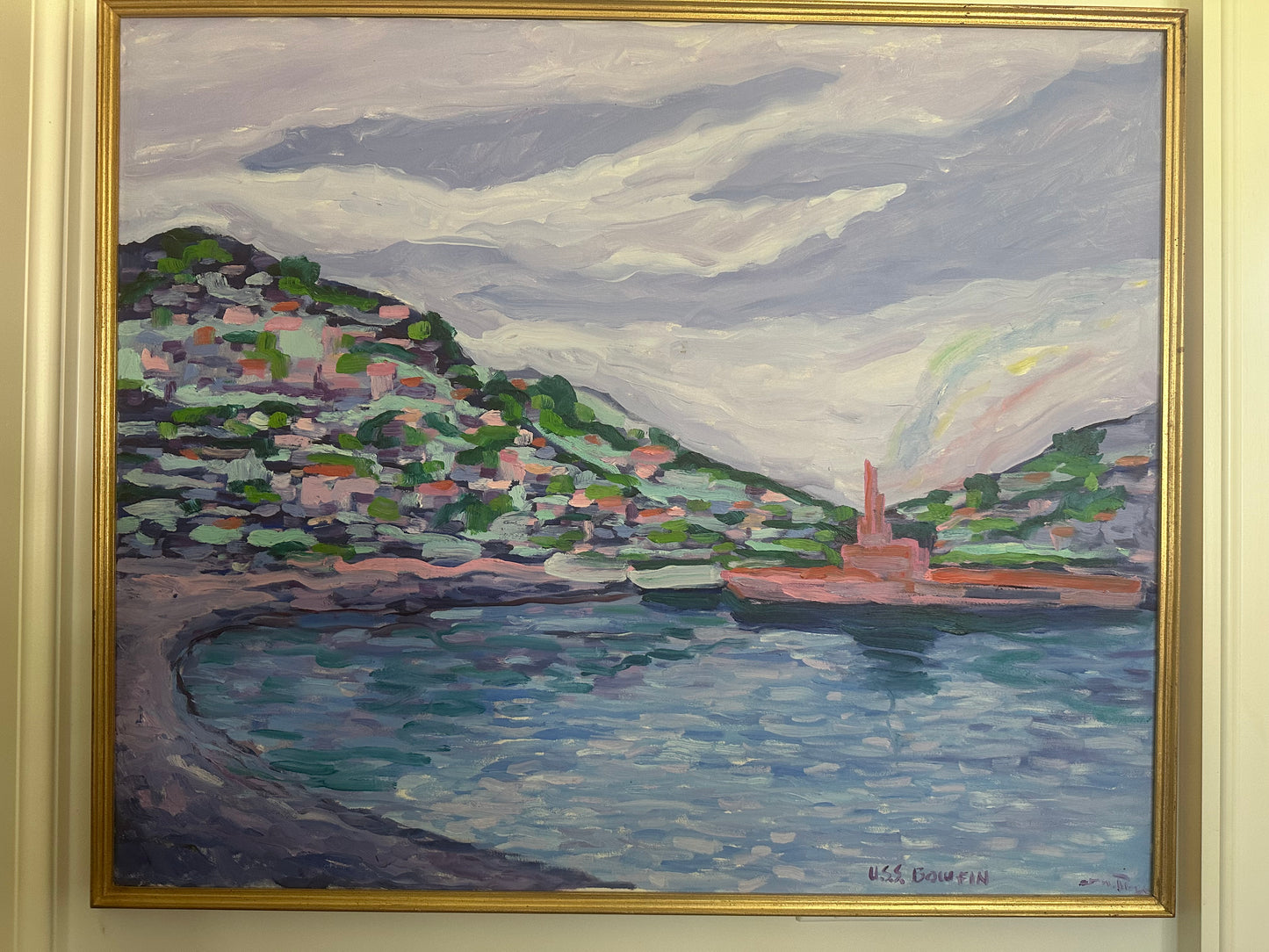 USS Bowfin Oil Painting