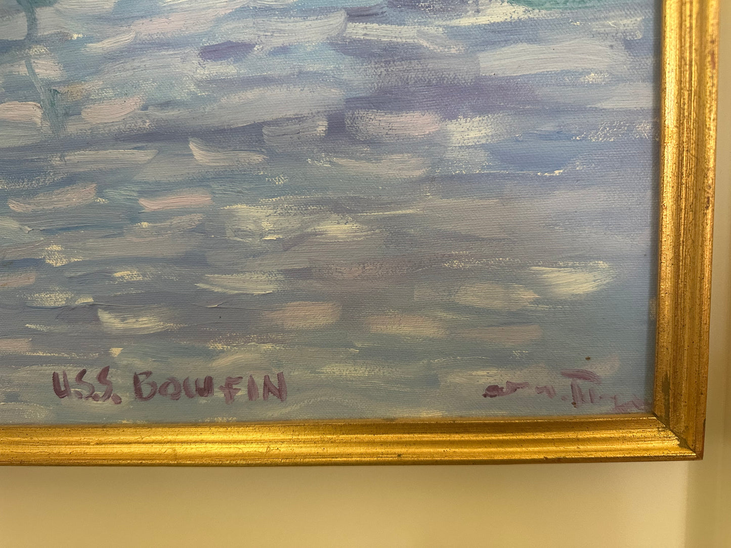 USS Bowfin Oil Painting