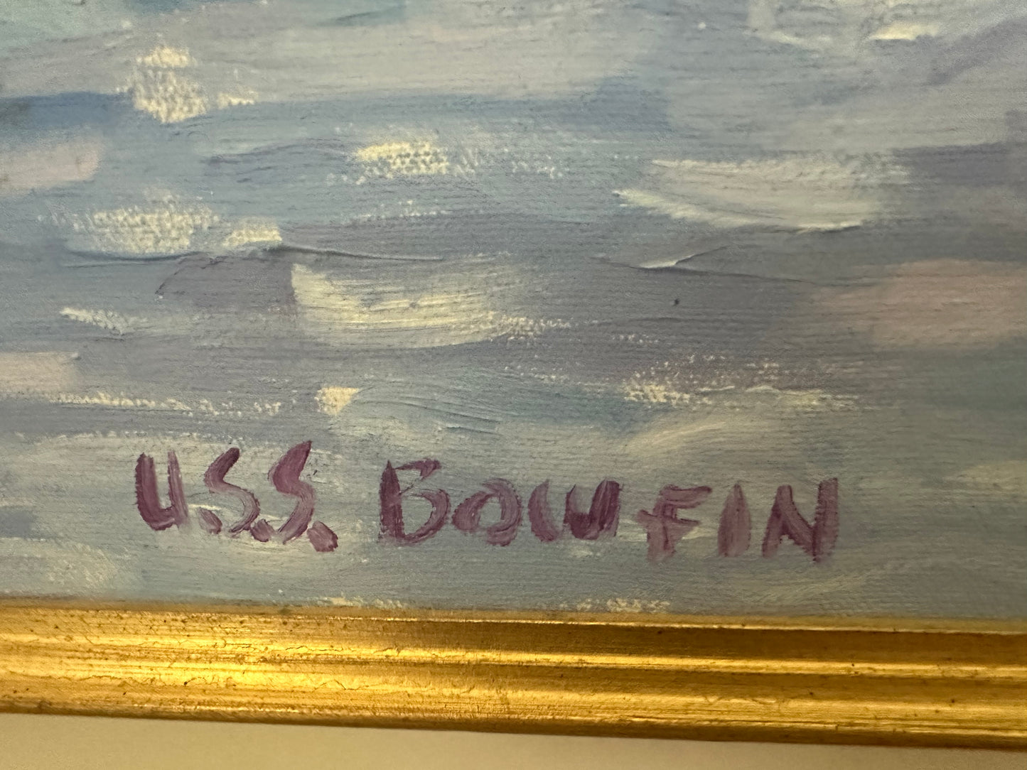 USS Bowfin Oil Painting