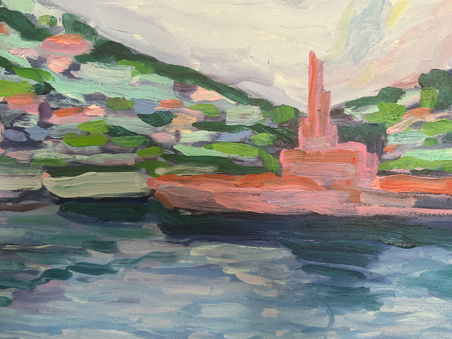 USS Bowfin Oil Painting