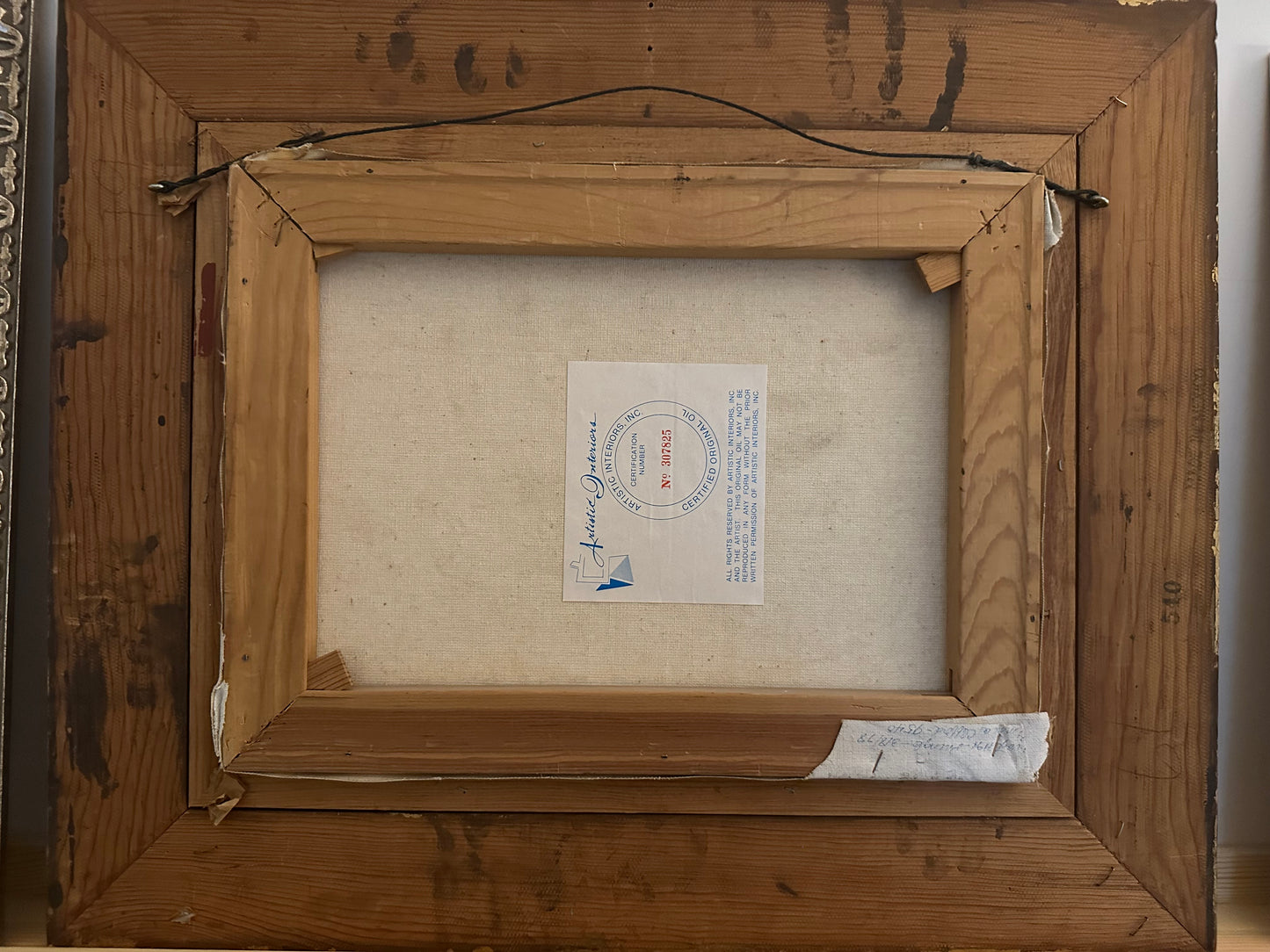 Vintage Red and White Florals by B. Ferber