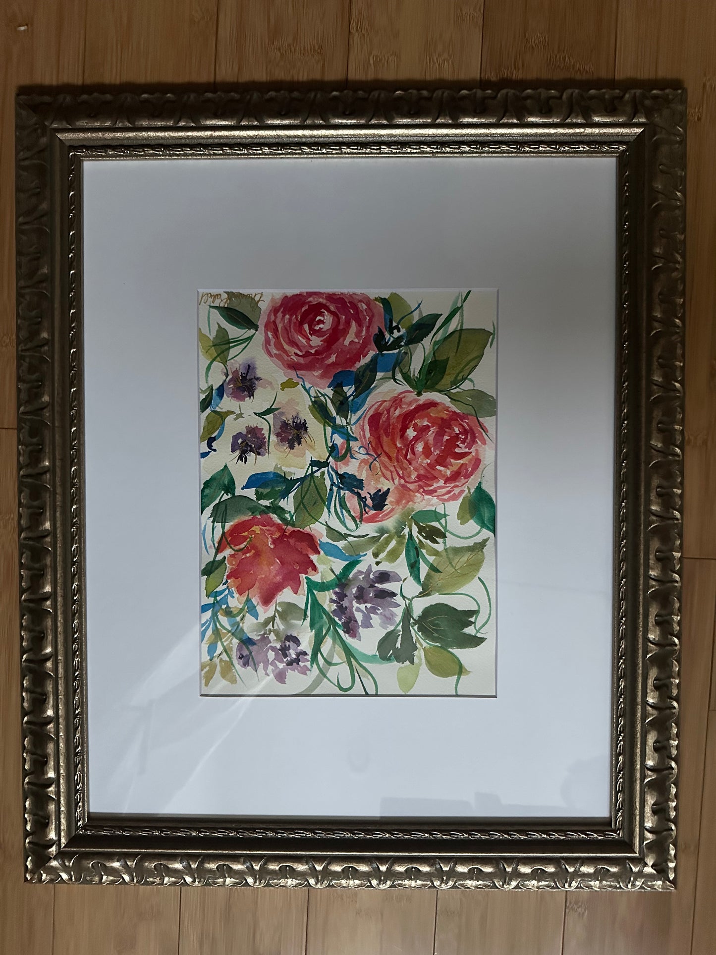 Original Floral Watercolor Painting by Breanna Rothwell