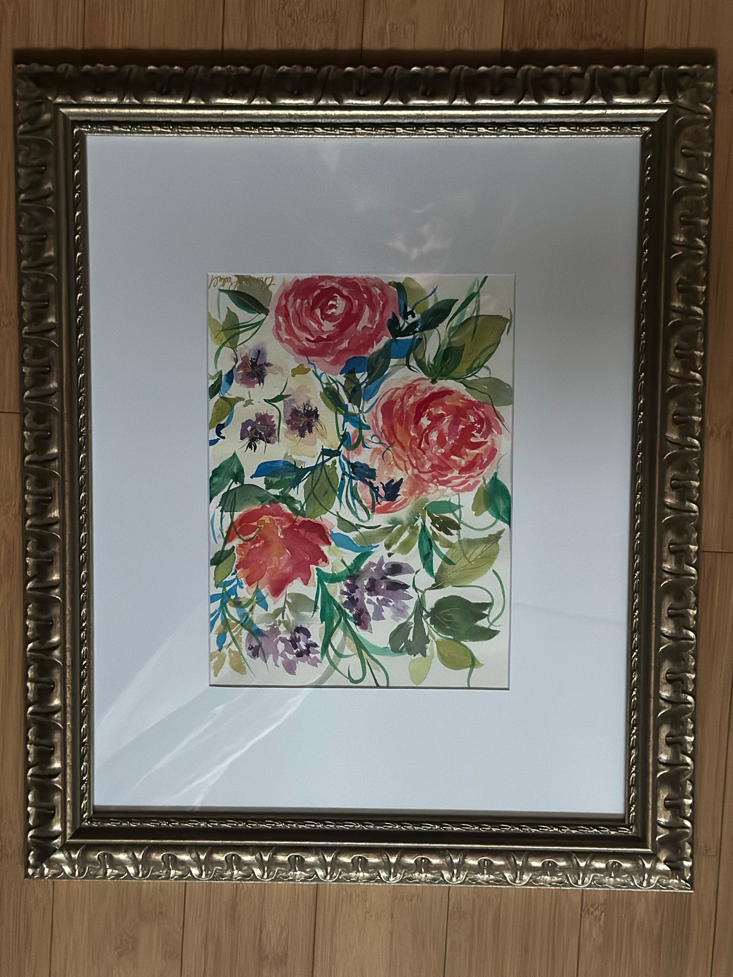 Original Floral Watercolor Painting by Breanna Rothwell