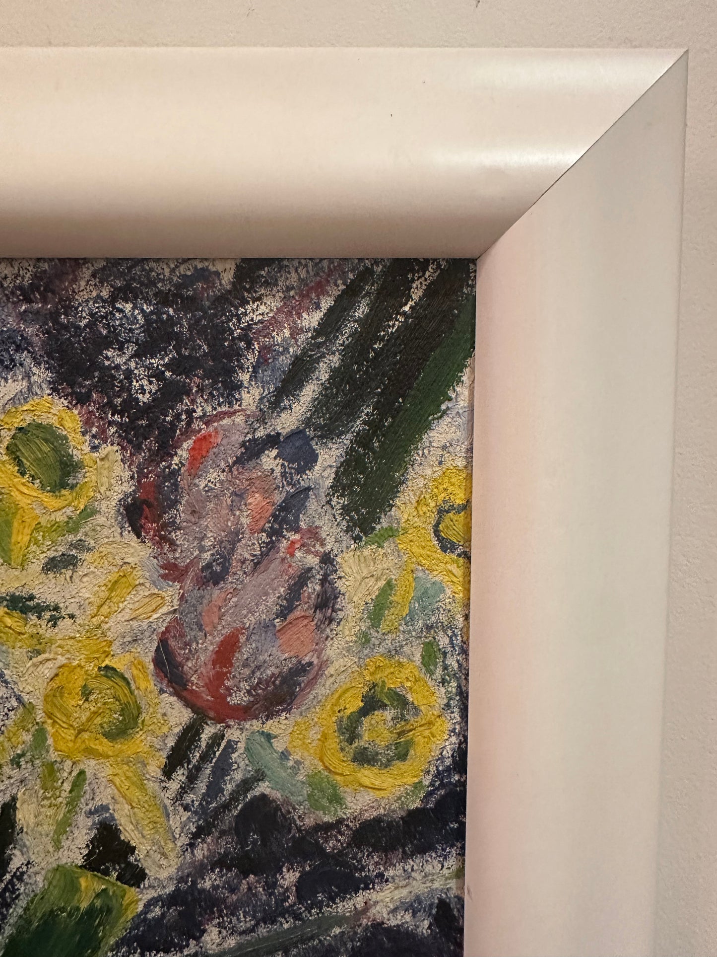 Vintage Oil painting of Flowers by Hubert van Hille (1903-1983)