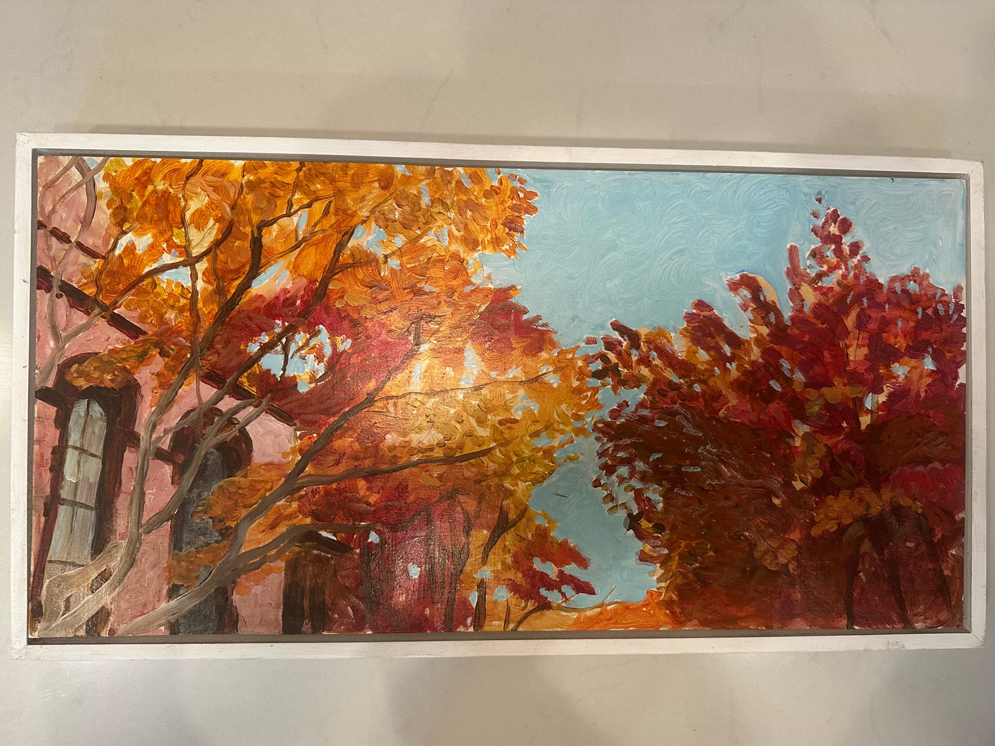 Fall Trees and Building by Connor McManus