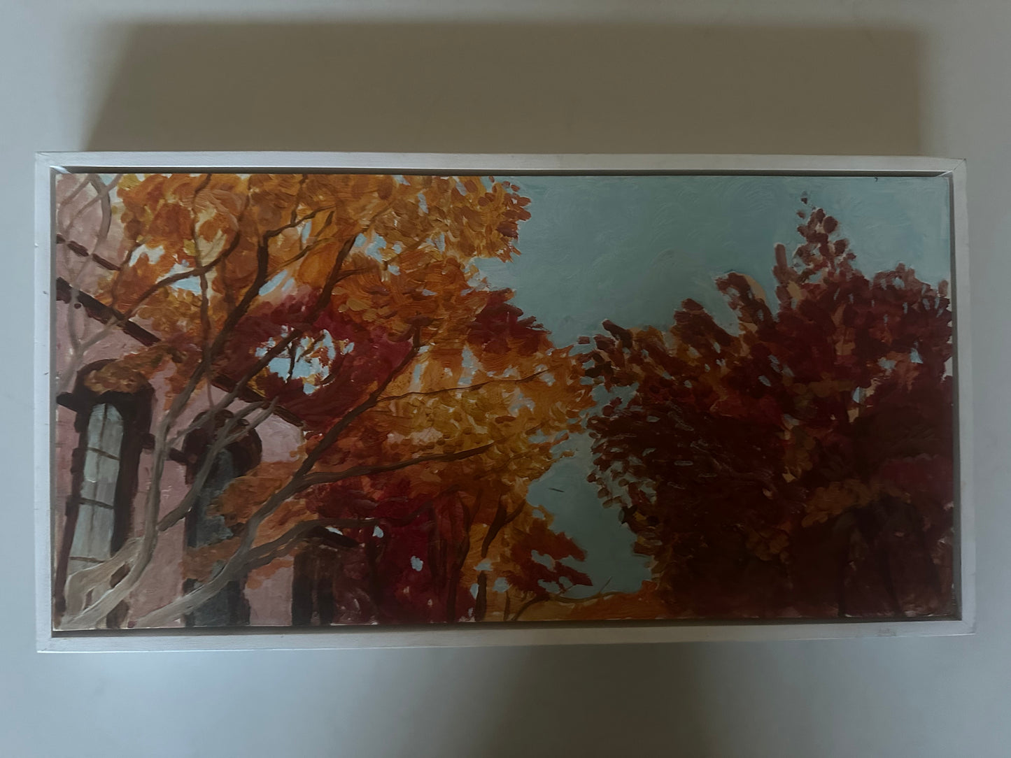 Fall Trees and Building by Connor McManus