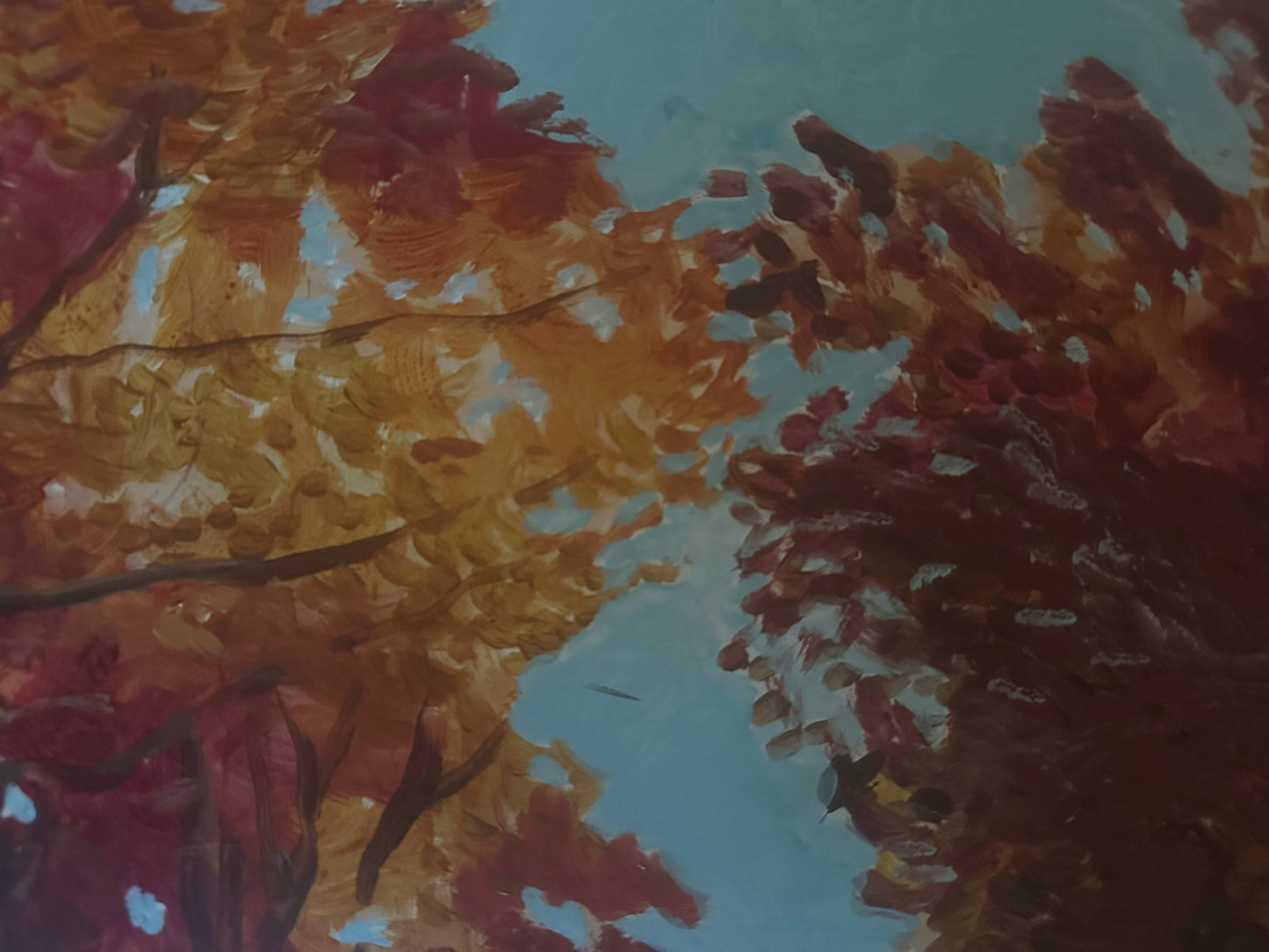 Fall Trees and Building by Connor McManus