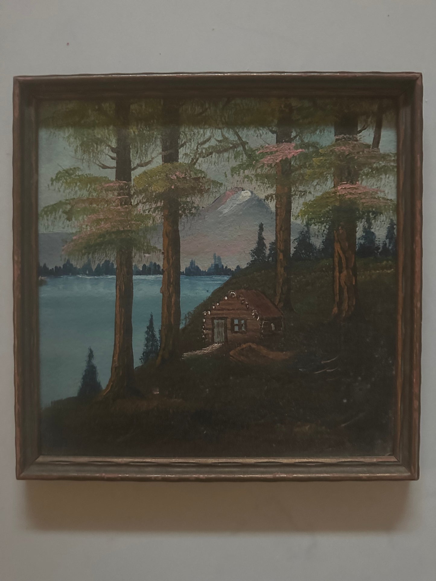 Vintage Woodland Duo Oil Painting Set,