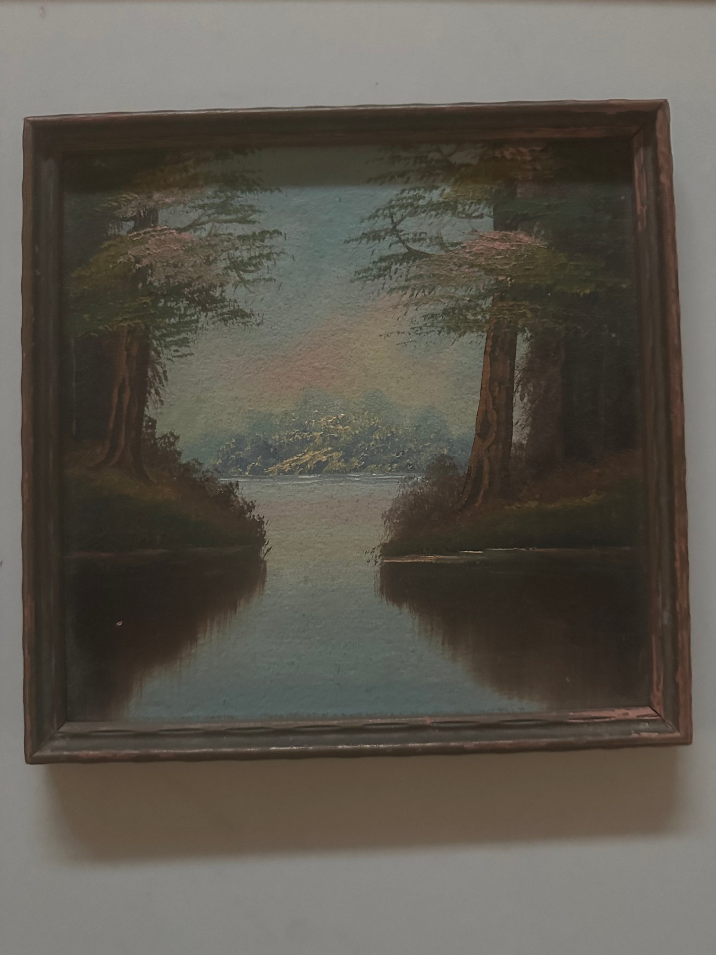 Vintage Woodland Duo Oil Painting Set,