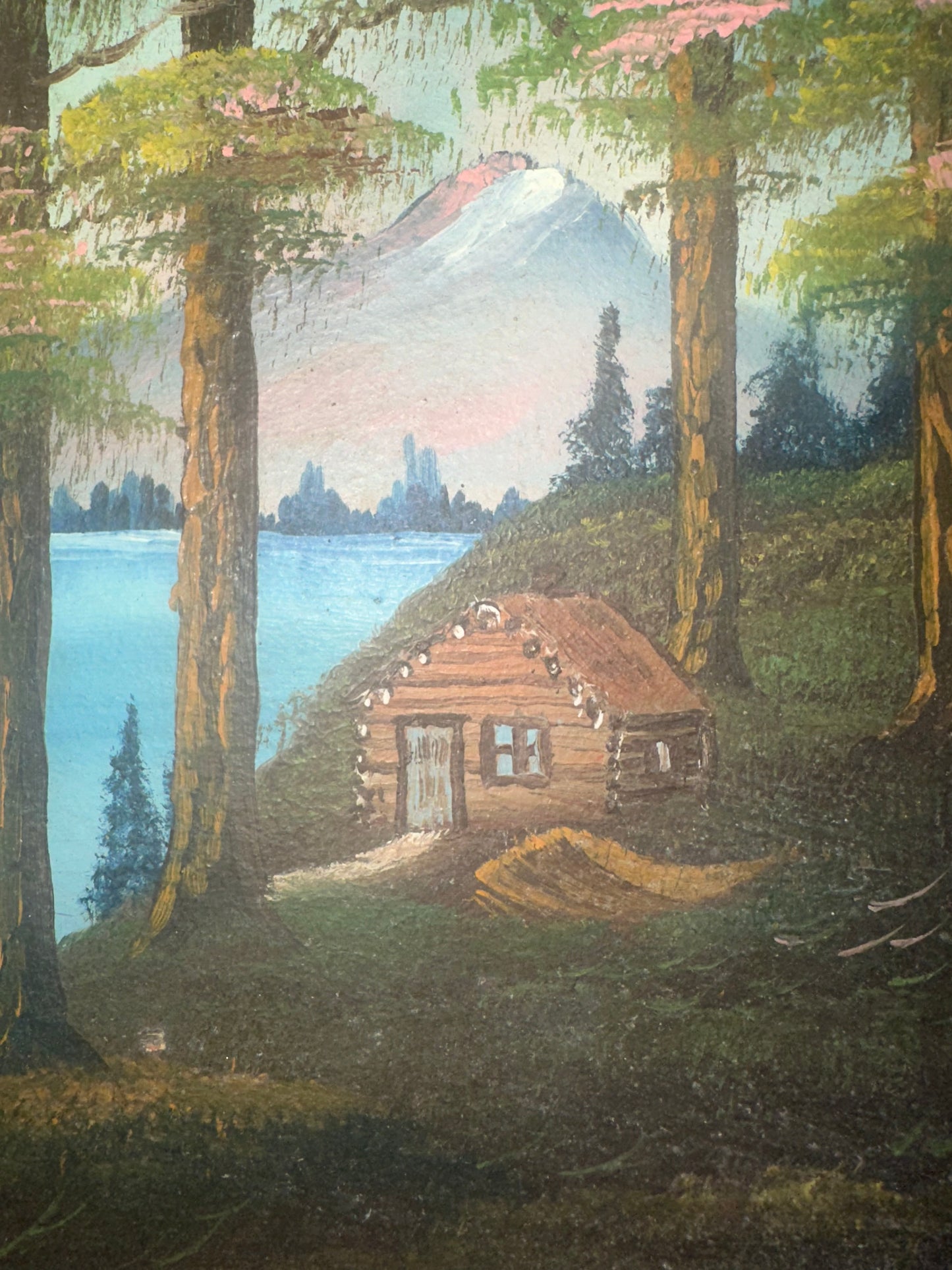 Vintage Woodland Duo Oil Painting Set,