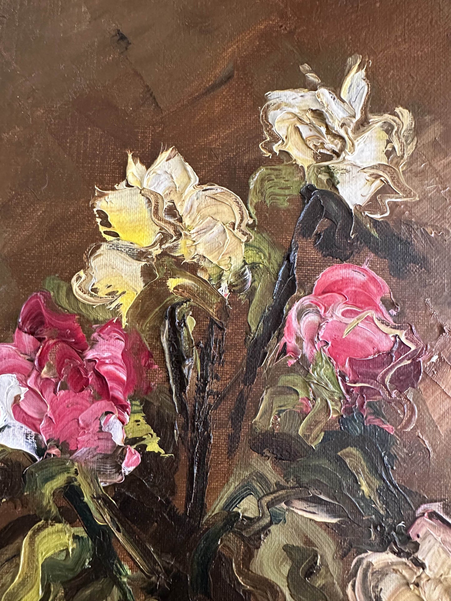 Still Life of Flowers in a Vase by Fernand Grasmichel