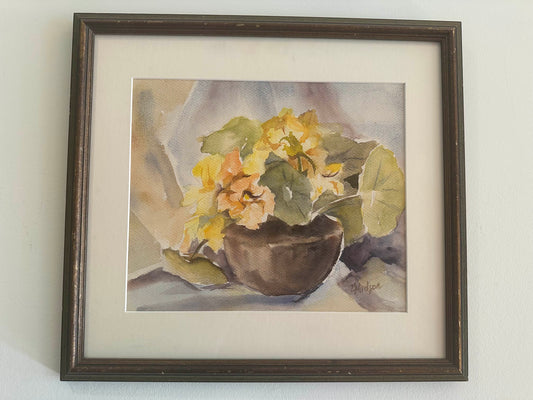Watercolor Flowers by C. Hudson