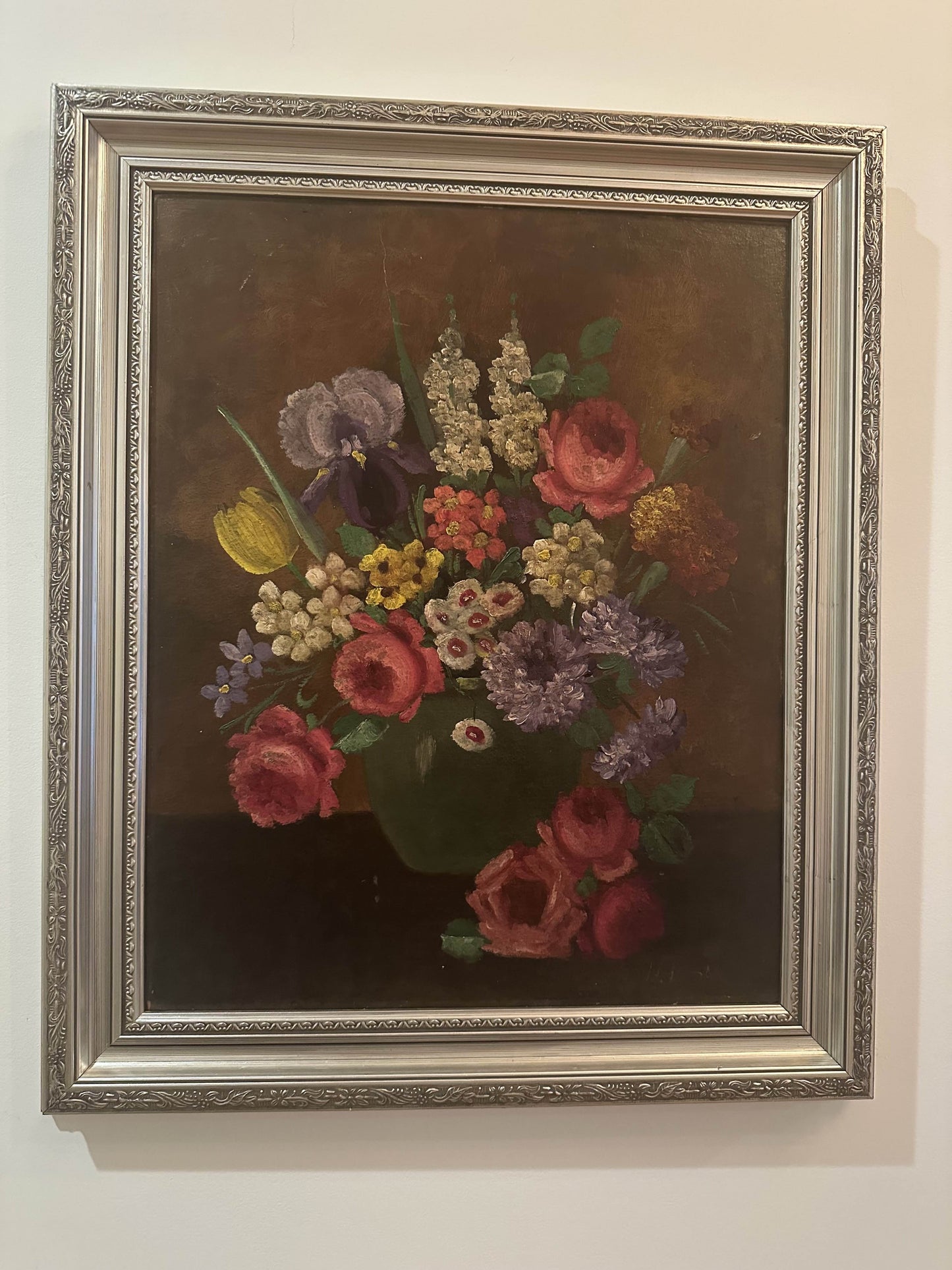 Still Life Flower and Vase by Henry Leon Sanger