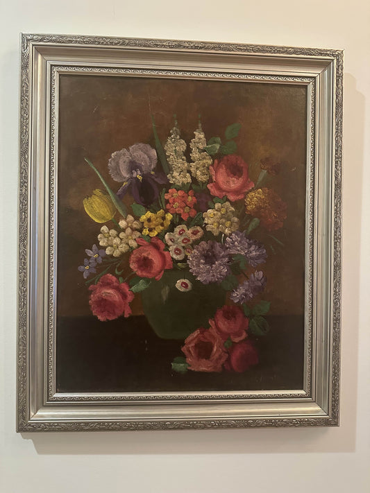 Still Life Flower and Vase by Henry Leon Sanger