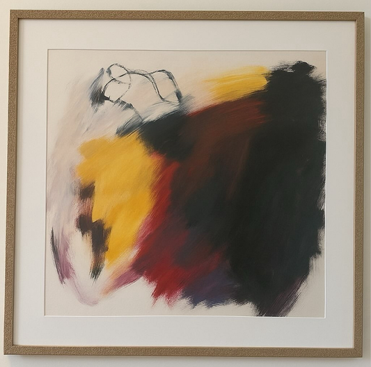 Abstract art painting by Jonelle Lombardo