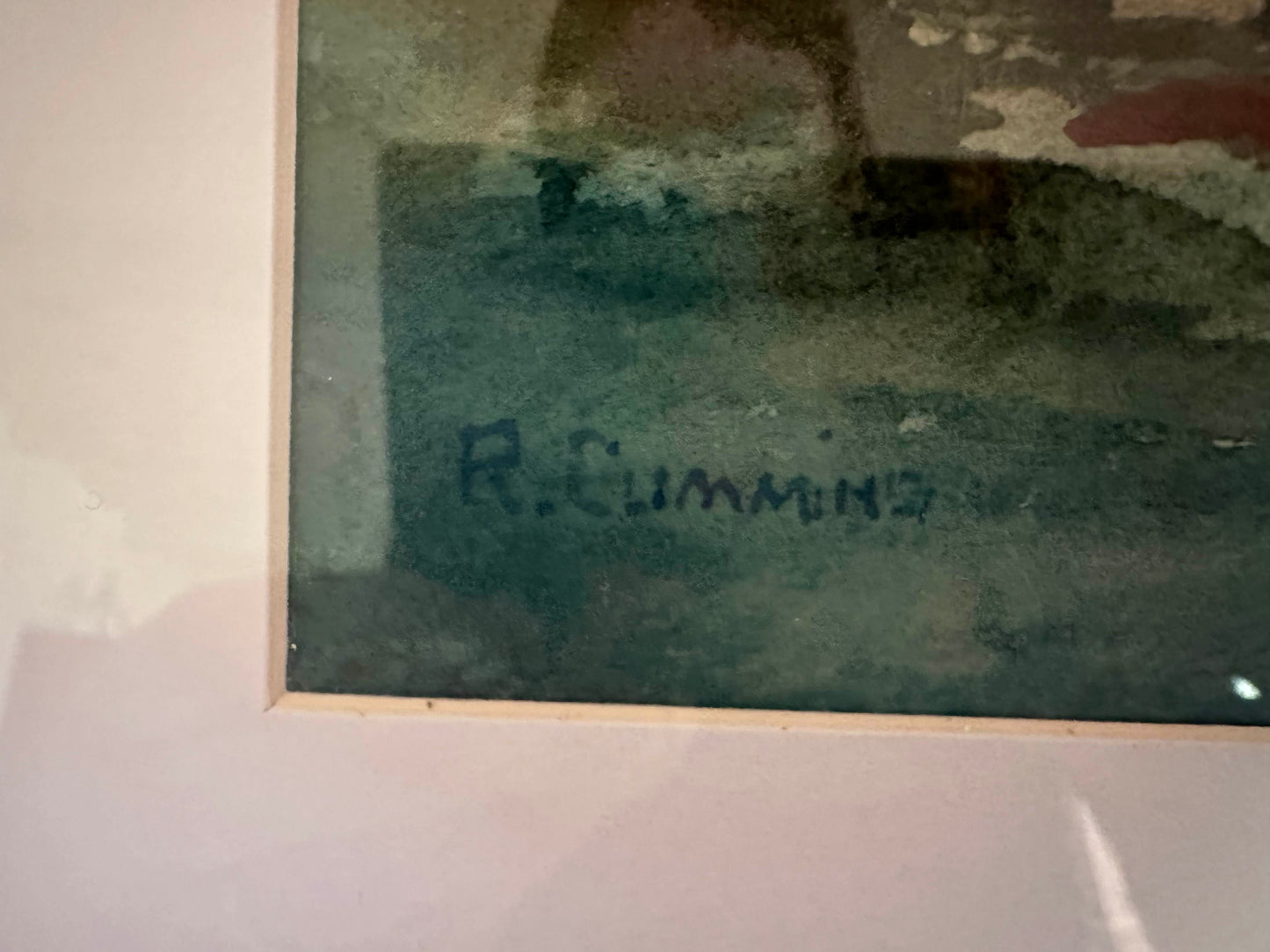 Boats in Water by R. Cummins